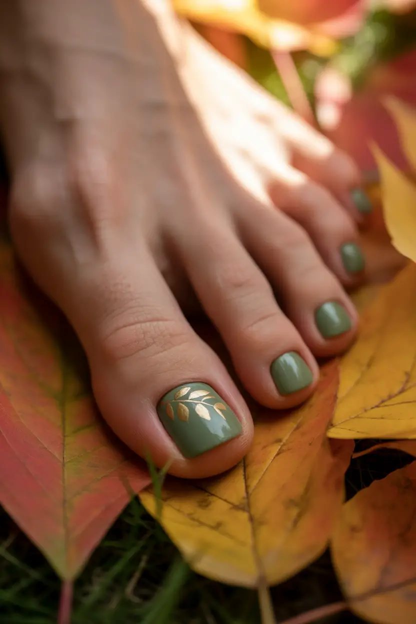 October toe nails Olive Branch Simplicity