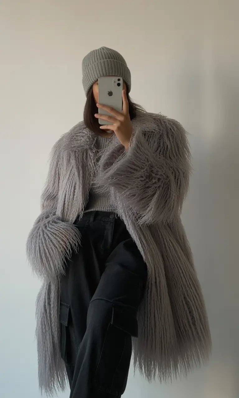 winter fashion inspo Faux Fur Fantasy