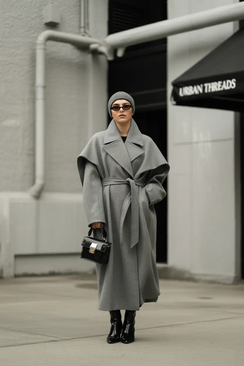 winter fashion inspo Gray Minimalism