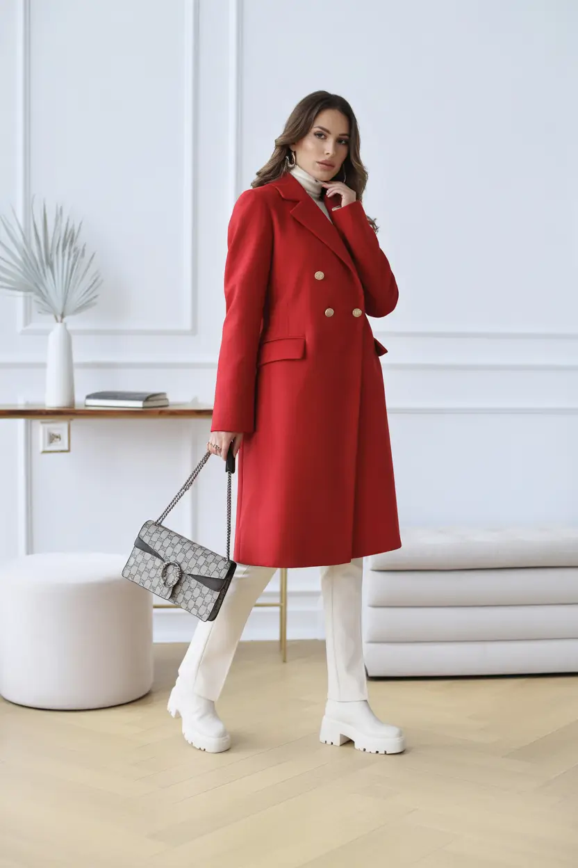 winter fashion inspo The Red Statement