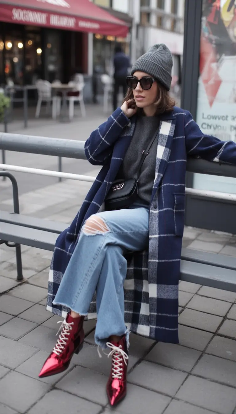 winter fashion inspo Urban Cool with a Twist
