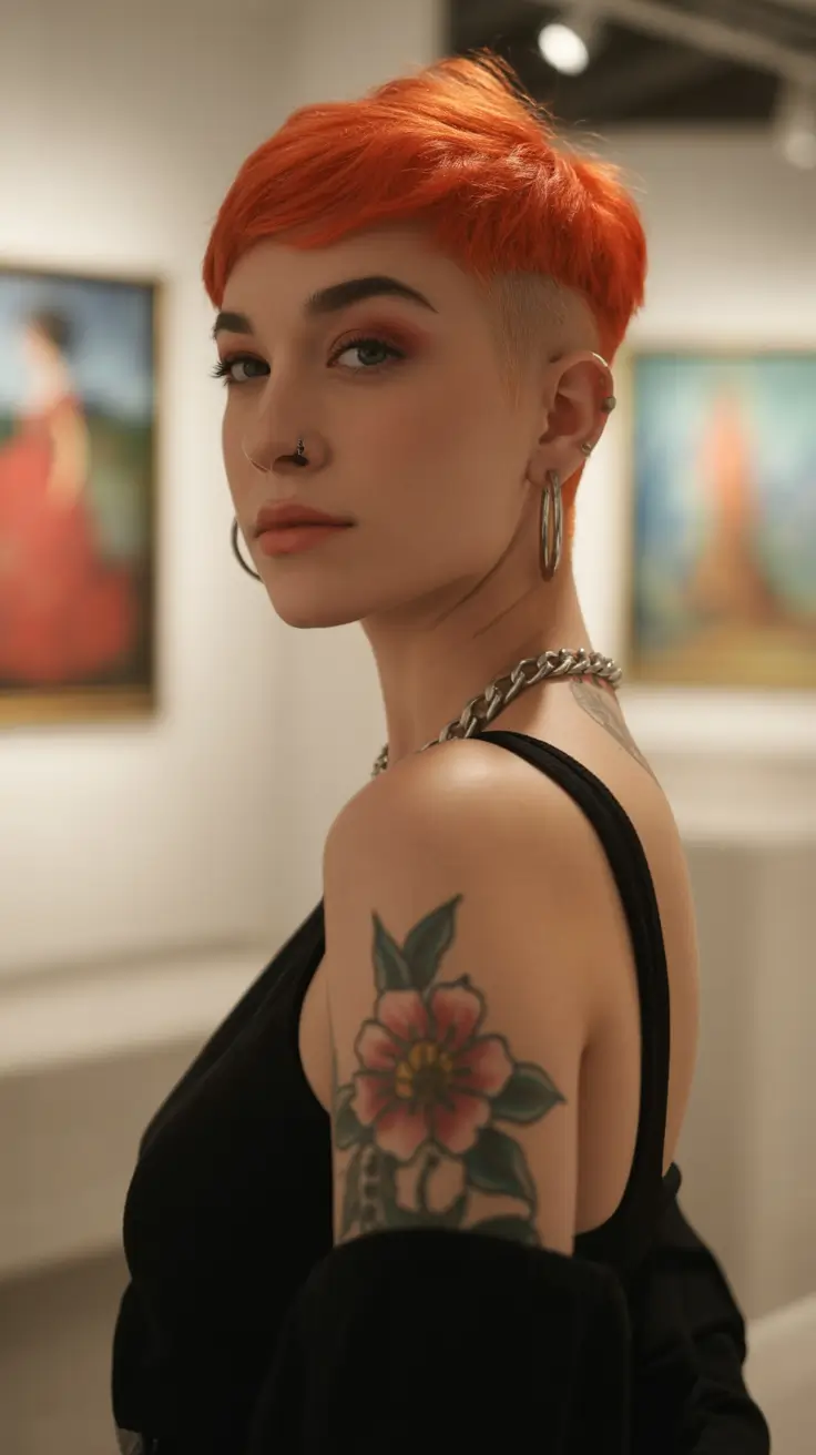 October haircuts Bold Fiery Undercut