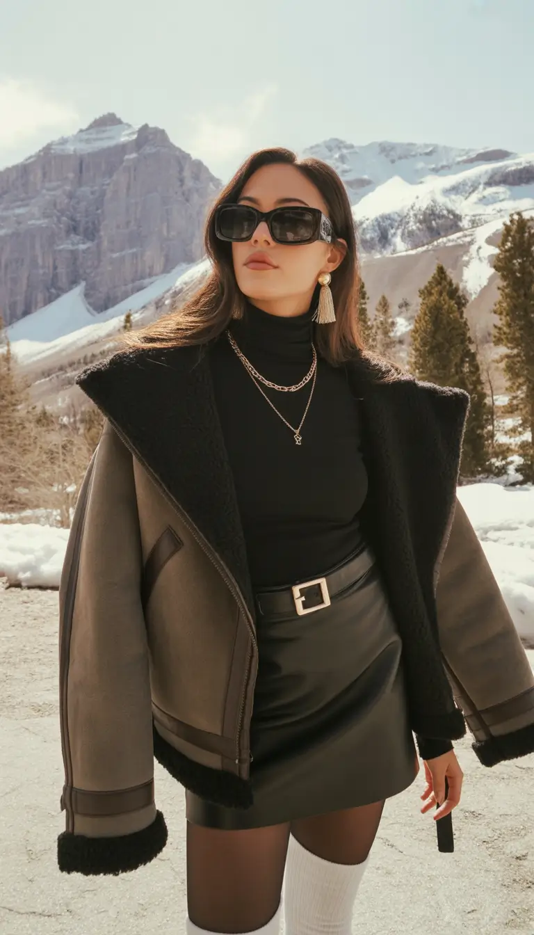 winter-going-out-outfit-Edgy-Winter-Mini