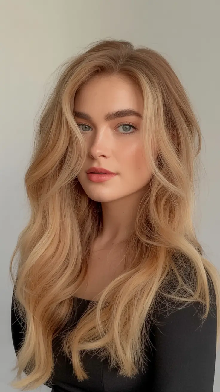 October hair color Golden Beige Blonde