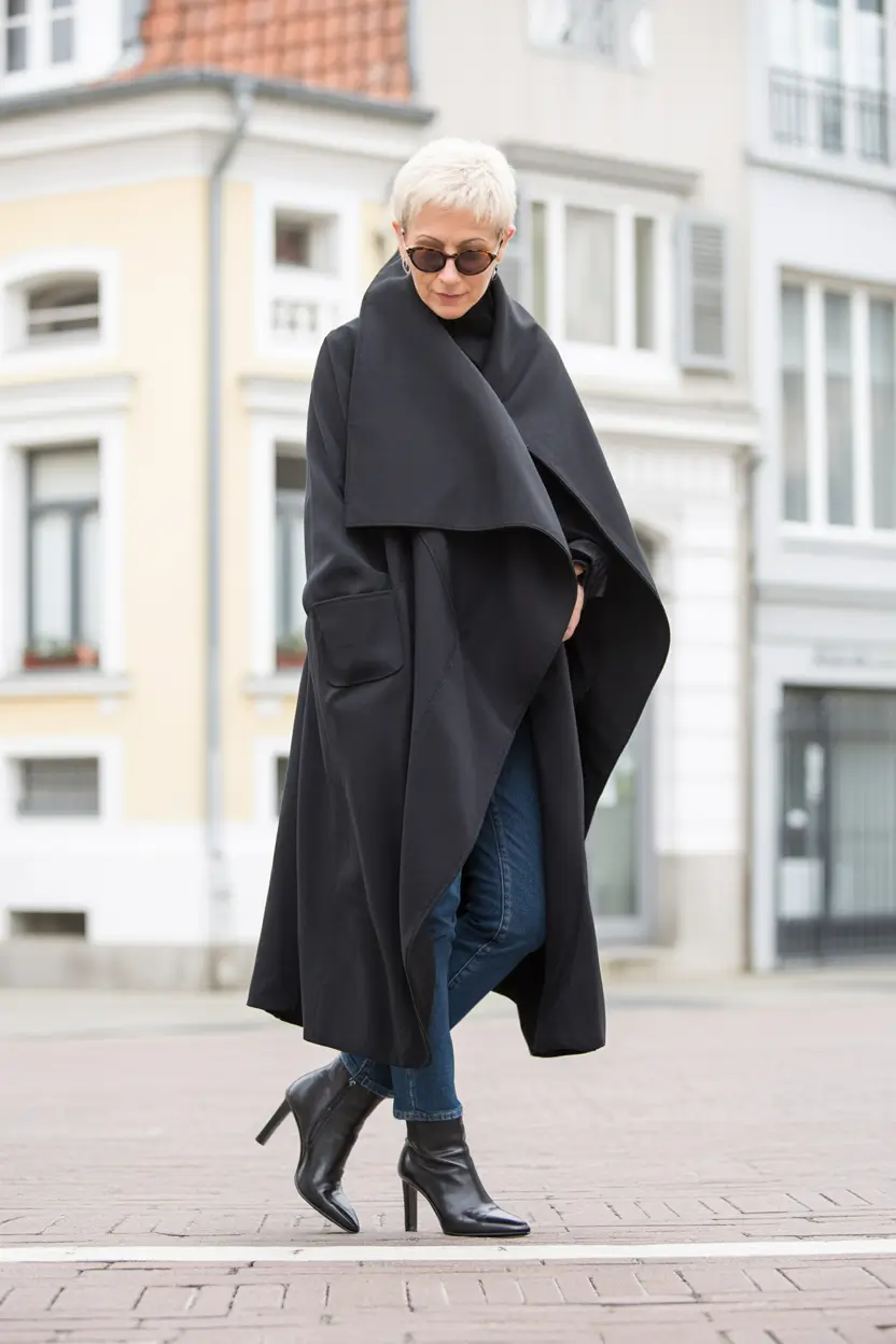 winter outfits over 50 Blush Glamour and Metallic Boots