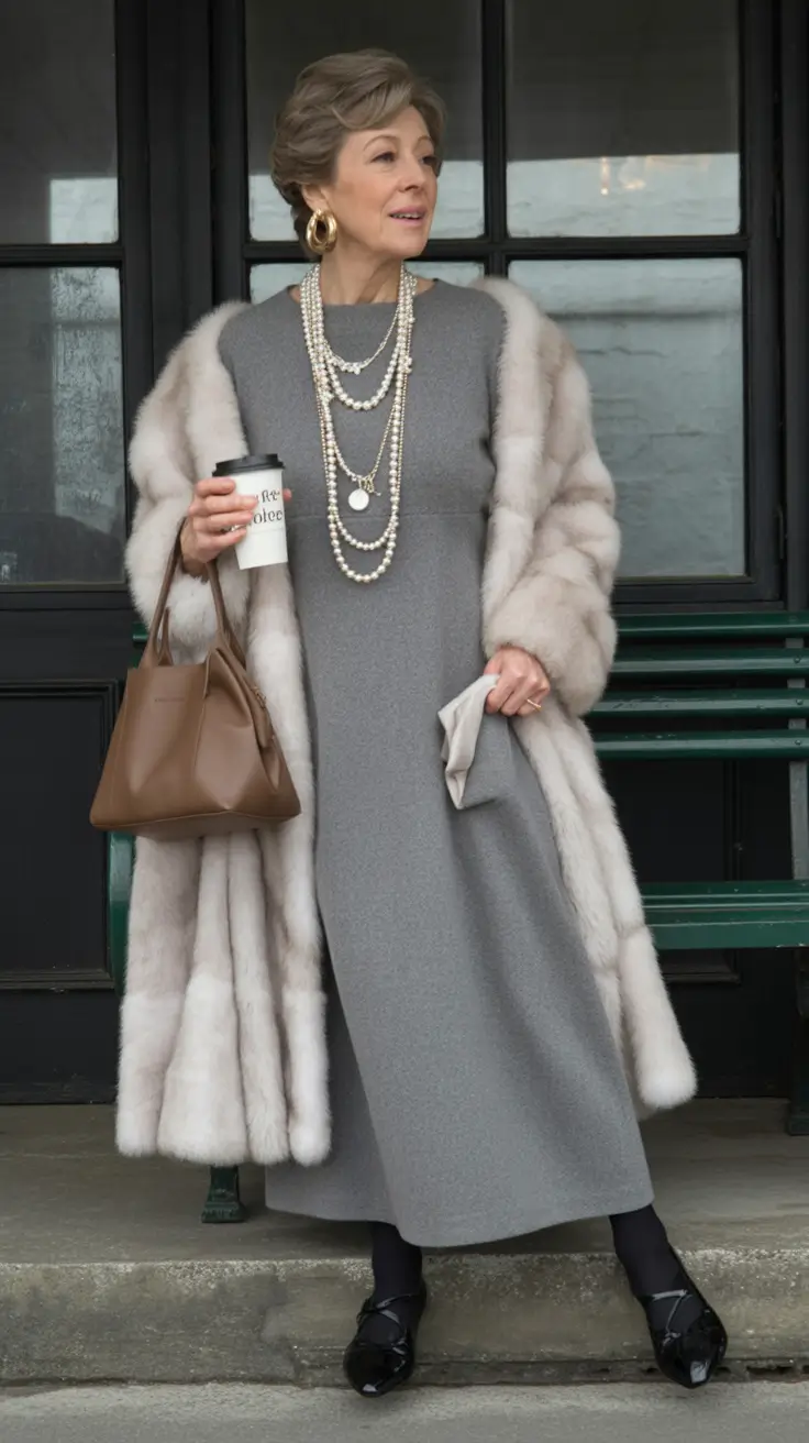 winter outfits over 50 Blush Glamour and Metallic Boots