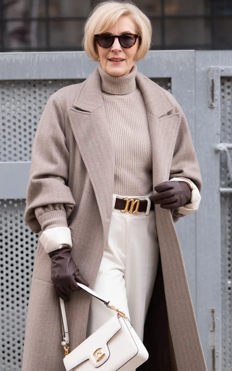 winter outfits over 50 Blush Glamour and Metallic Boots