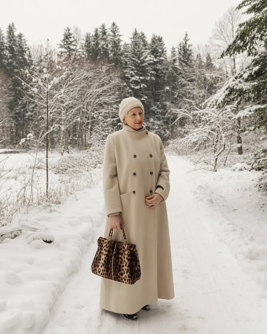winter outfits over 60 Classic Neutrals With a Wild Twist