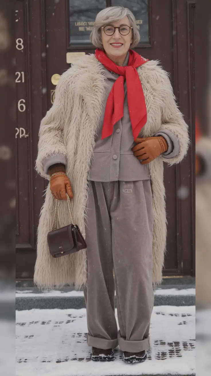 winter outfits over 60 Classic Neutrals With a Wild Twist