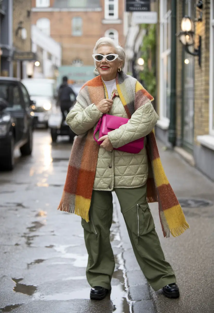 winter outfits over 60 Classic Neutrals With a Wild Twist