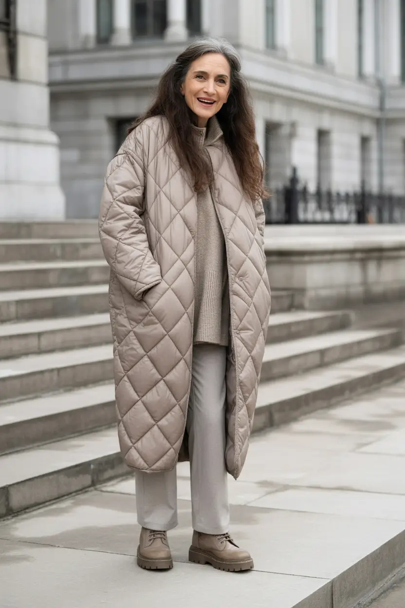 winter outfits over 60 Classic Neutrals With a Wild Twist