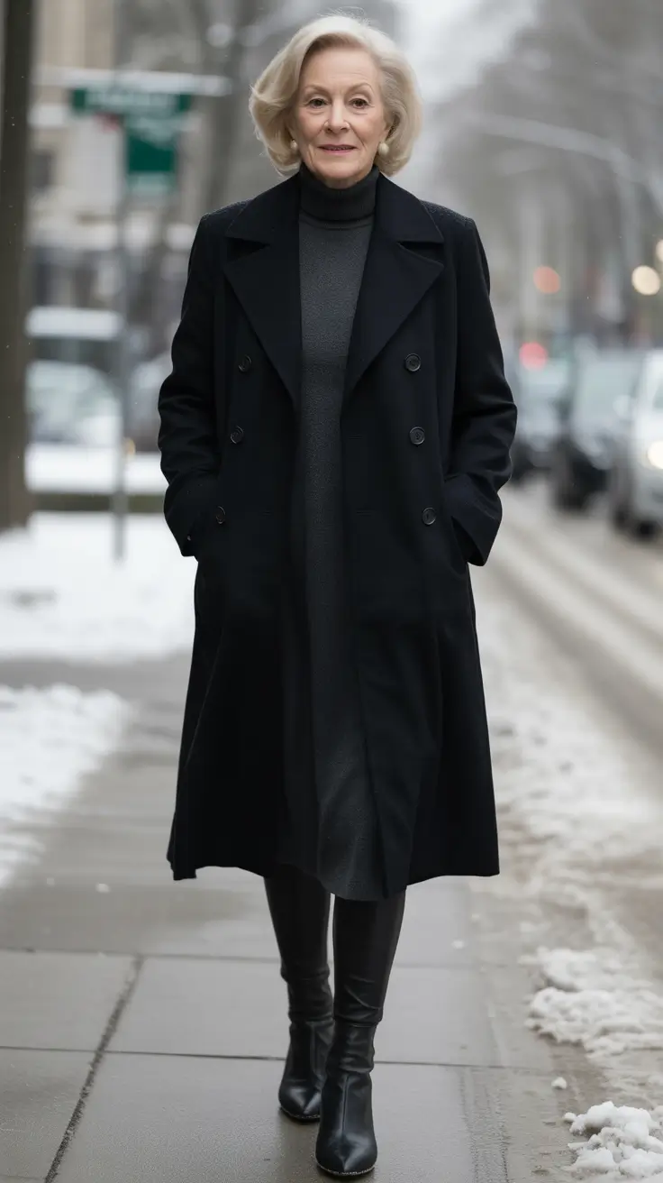 winter outfits over 60 Classic Neutrals With a Wild Twist