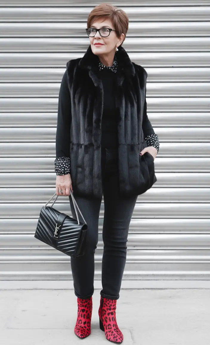 winter outfits over 60 Classic Neutrals With a Wild Twist