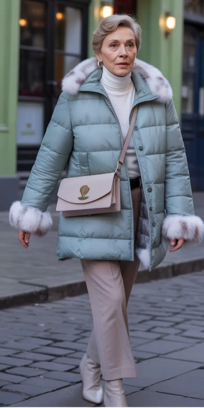 winter outfits over 60 Classic Neutrals With a Wild Twist