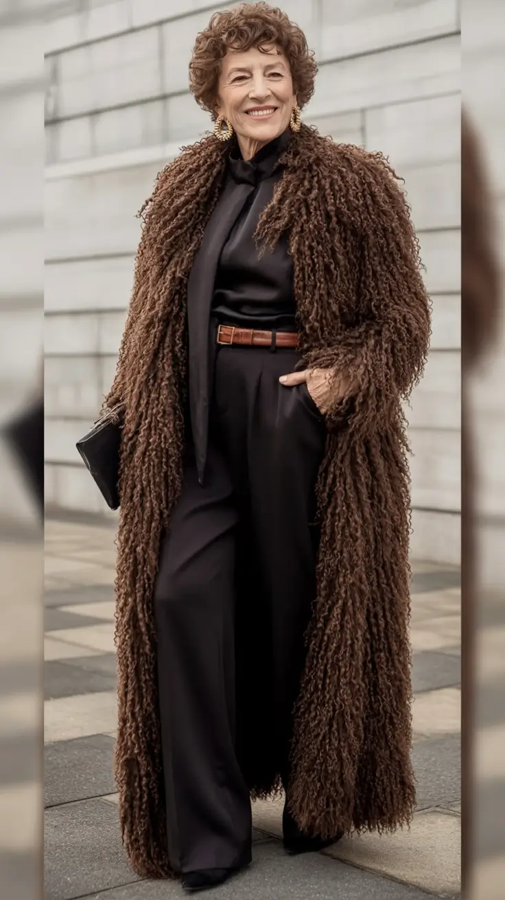 winter outfits over 60 Classic Neutrals With a Wild Twist