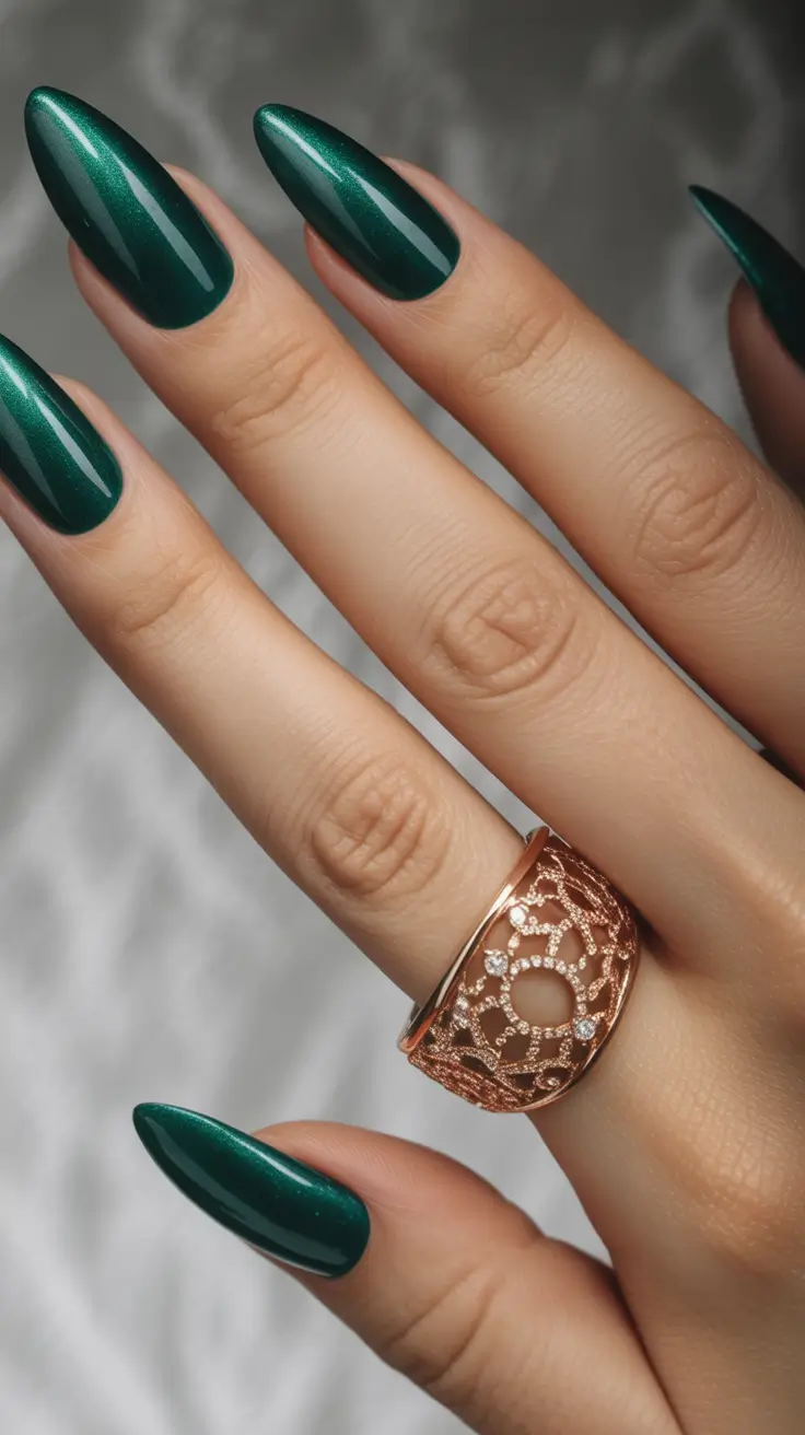 fall/winter-nails-color-2025-silver-stripes-botanical