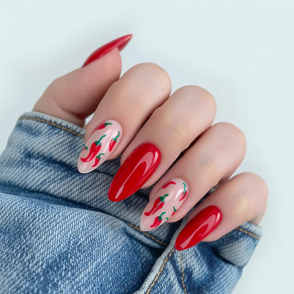 fall/winter-nails-color-2025-spicy-red-energy