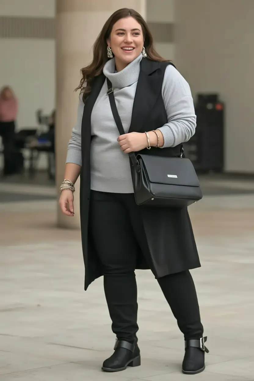 plus size winter outfits Smart Layers for Everyday Comfort