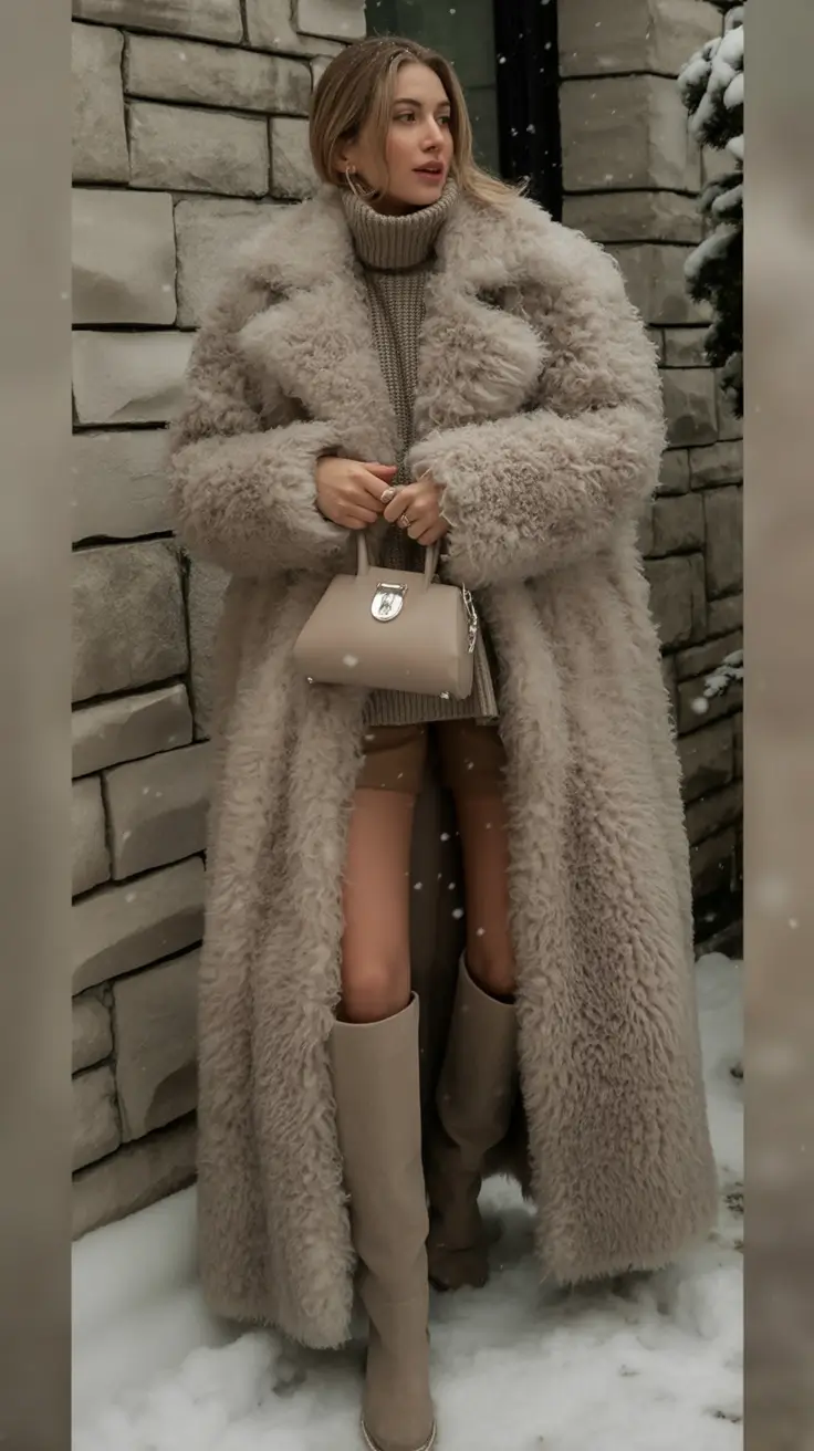winter fashion outfits Snow-Ready in Cozy Neutrals