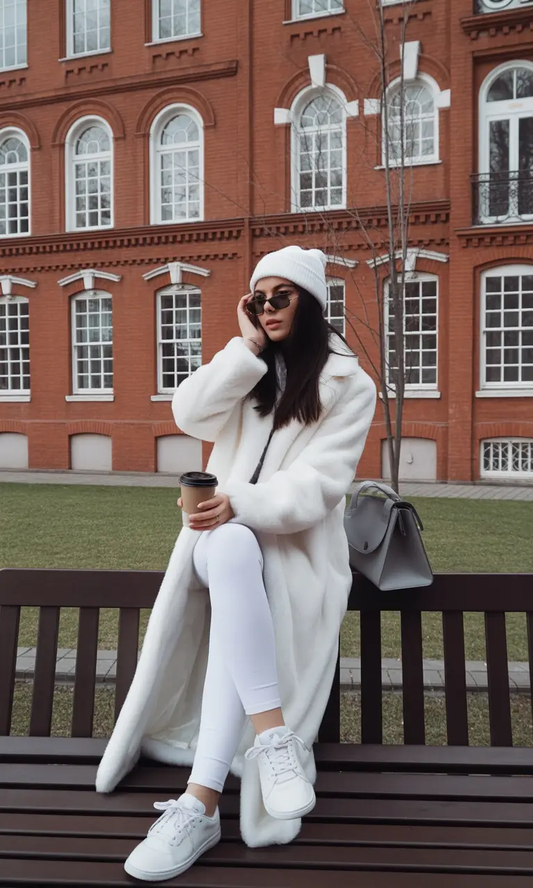 winter fashion outfits Snow White in Urban Minimalism