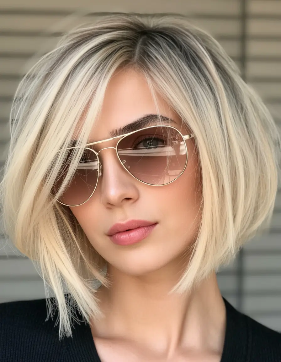winter-haircuts-Chic-Blonde-Angled-Bob