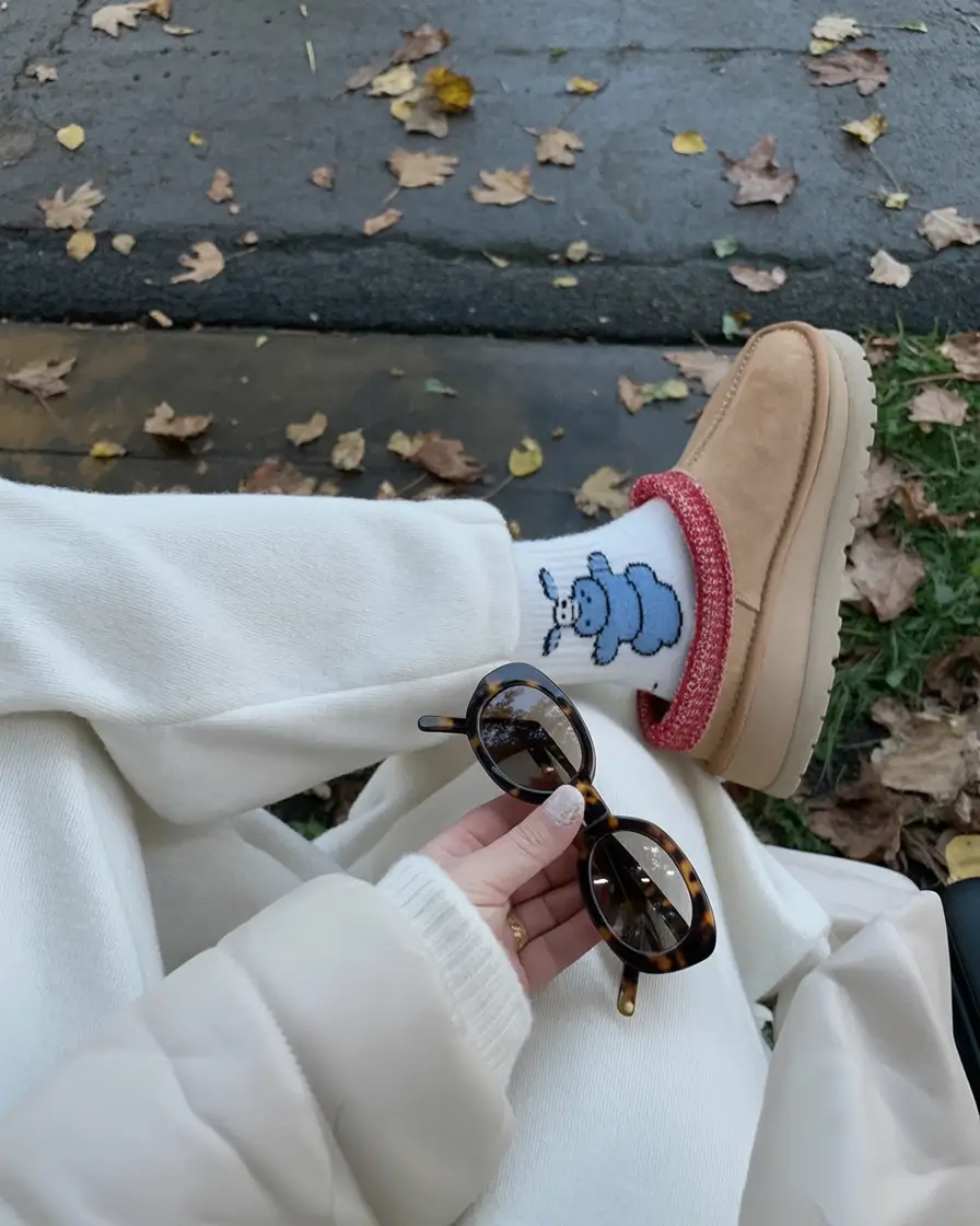 uggs outfit Cozy Street Neutral Layers