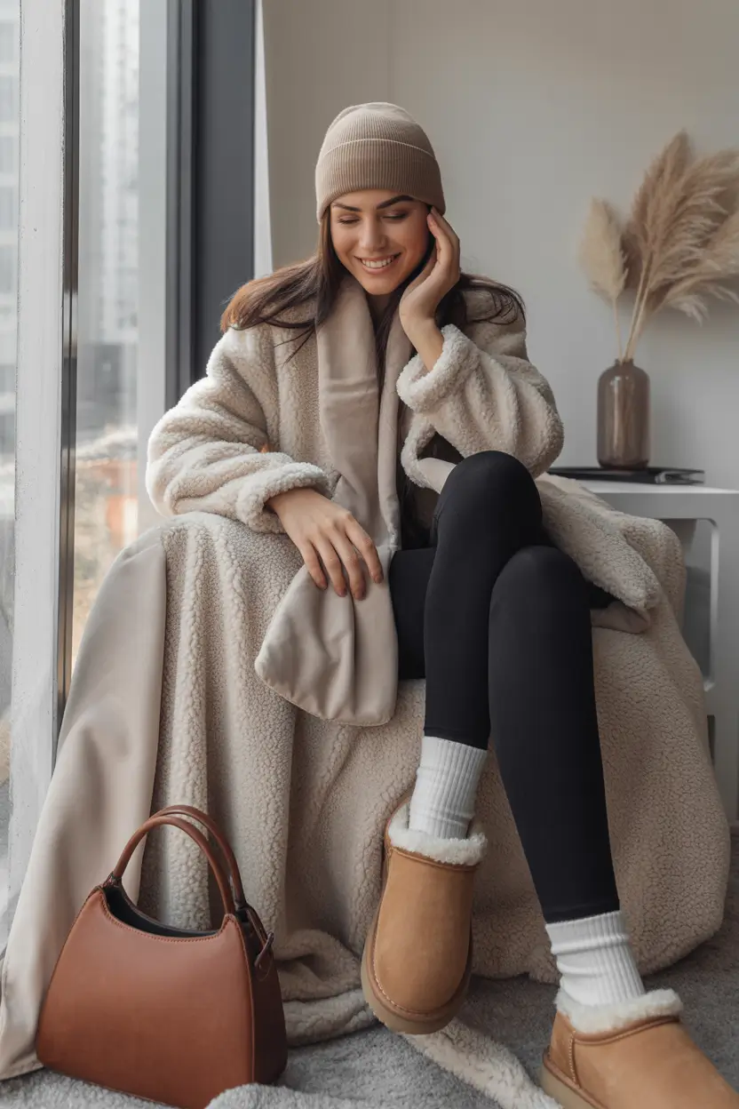 uggs outfit Lounge Luxe with City Attitude
