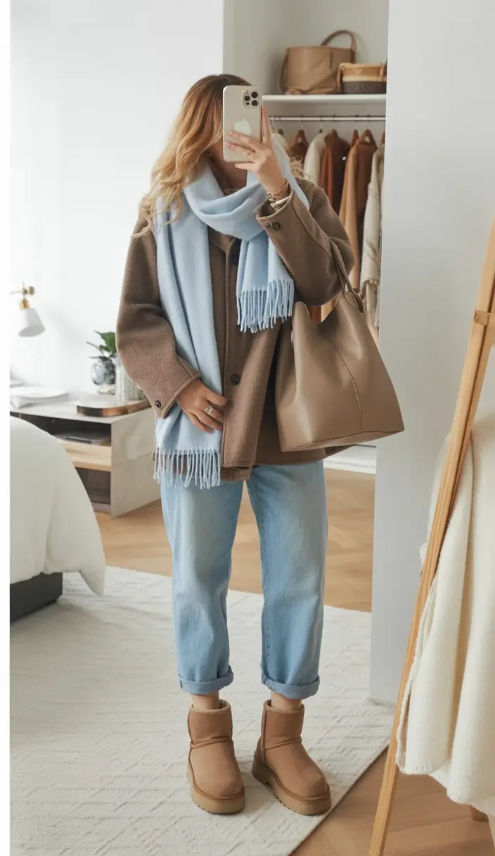uggs outfit Blue-Toned Classic Layers