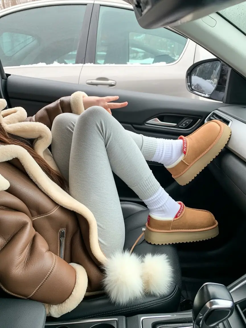 uggs outfit Car Interior Chic