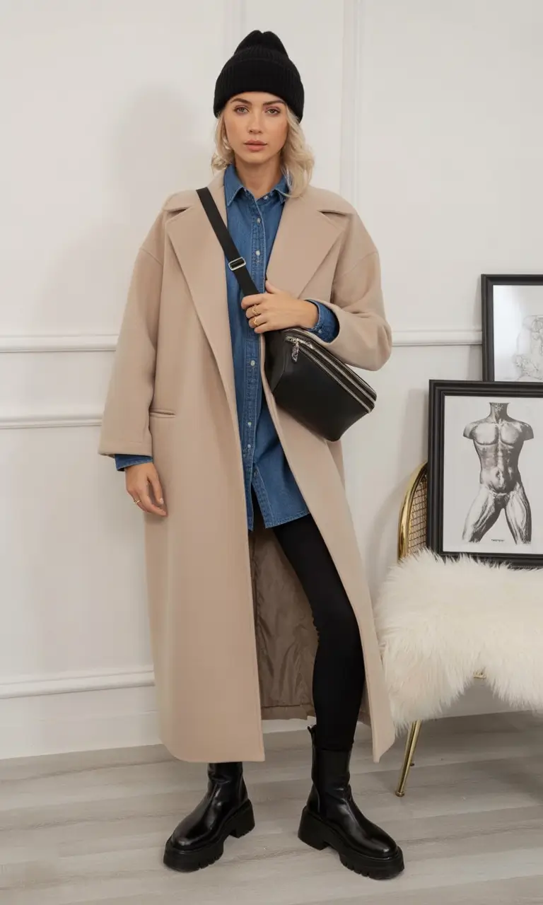 winter capsule wardrobe Casual Utility Meets Minimalist Coats