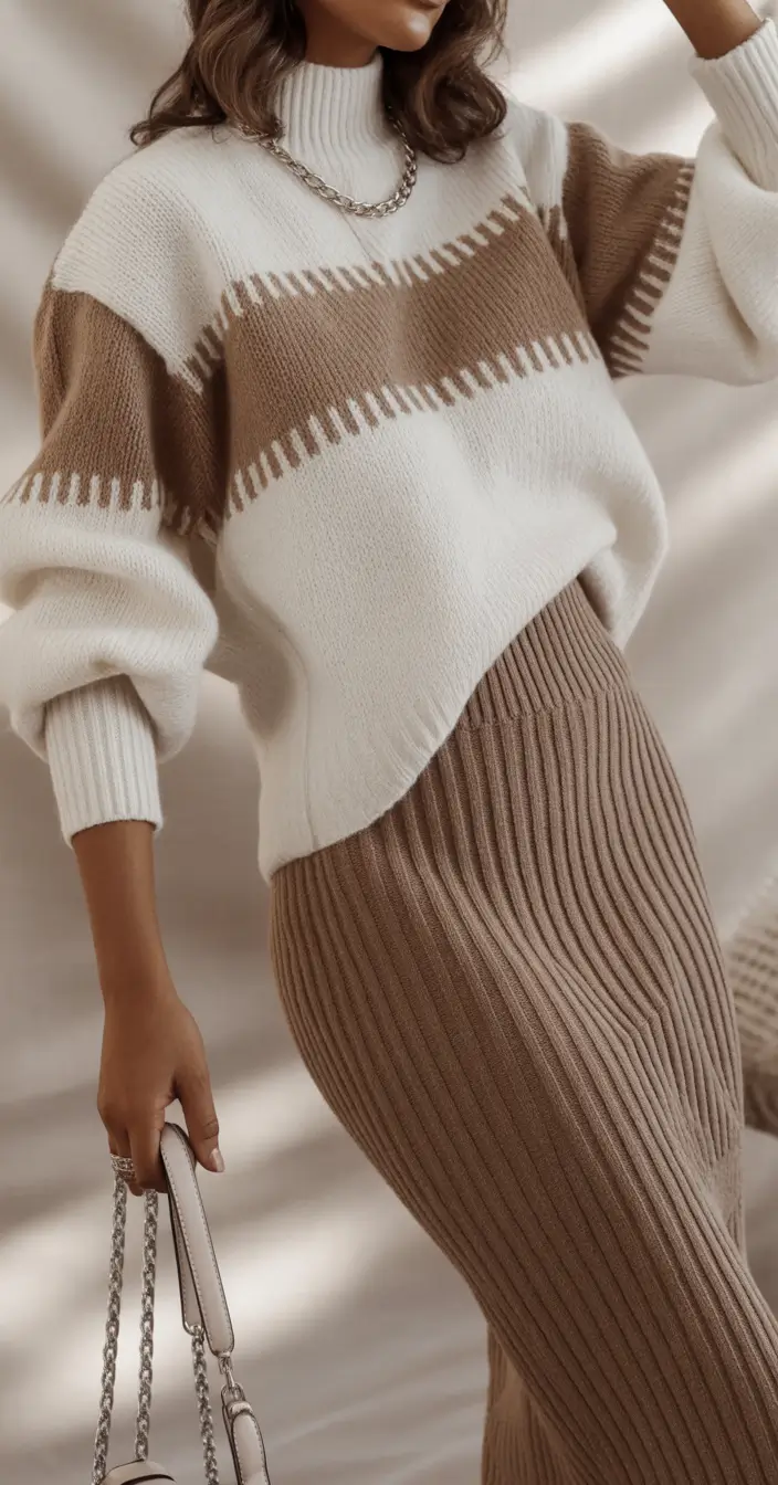 winter capsule wardrobe Cozy Knit Sets for Effortless Days