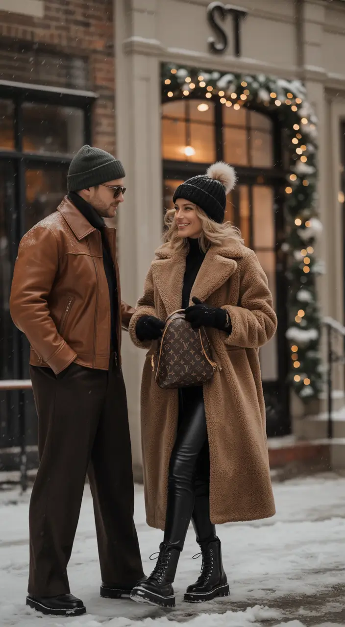 winter outfits cold Couple Goals in Cozy Neutrals