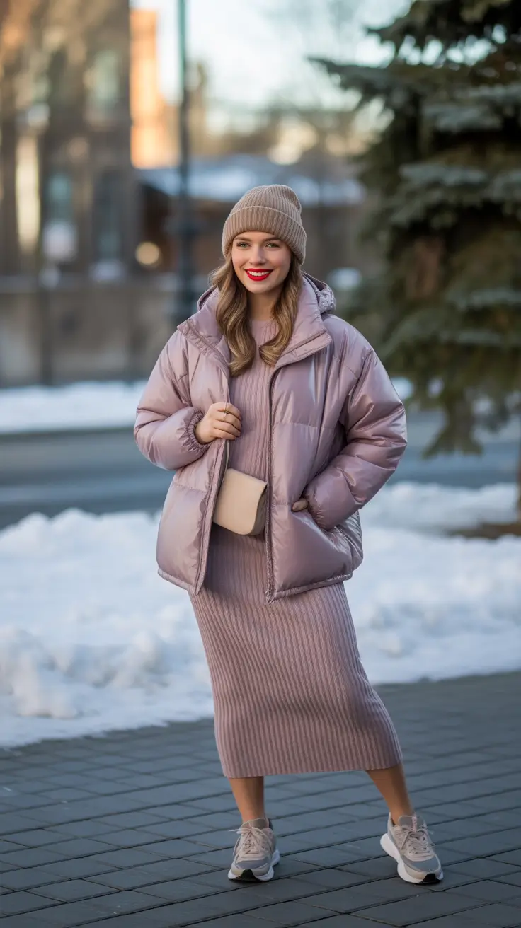 Lavender Puff Dream winter outfits inspiration