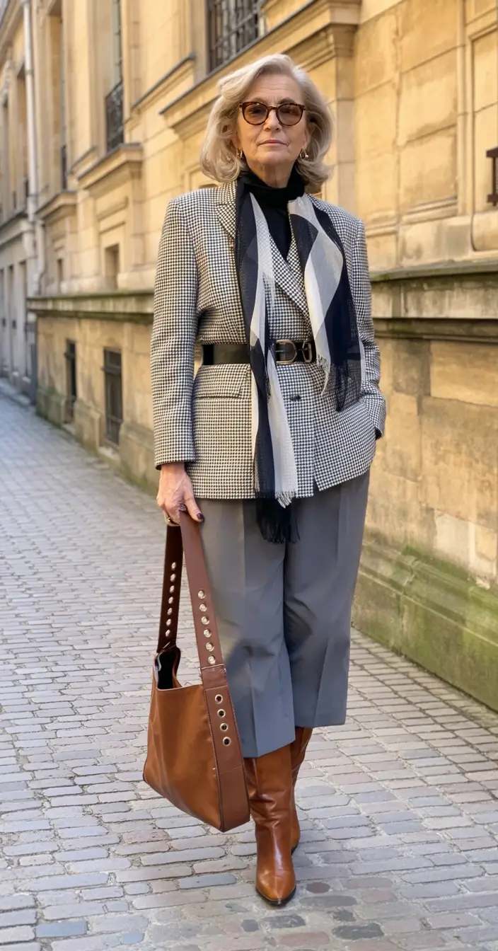 winter outfits over 40 Polished Layers with a Tailored Touch