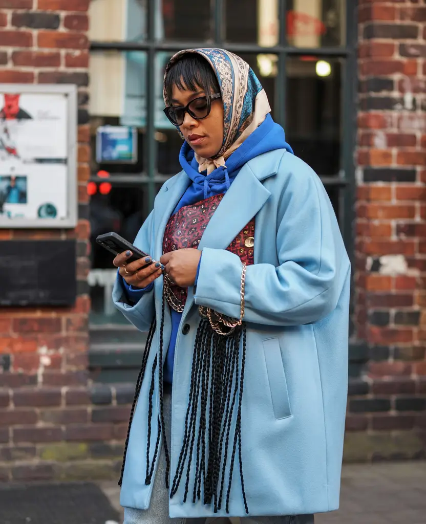 winter outfits over 40 Preppy Twist with Bright Outerwear
