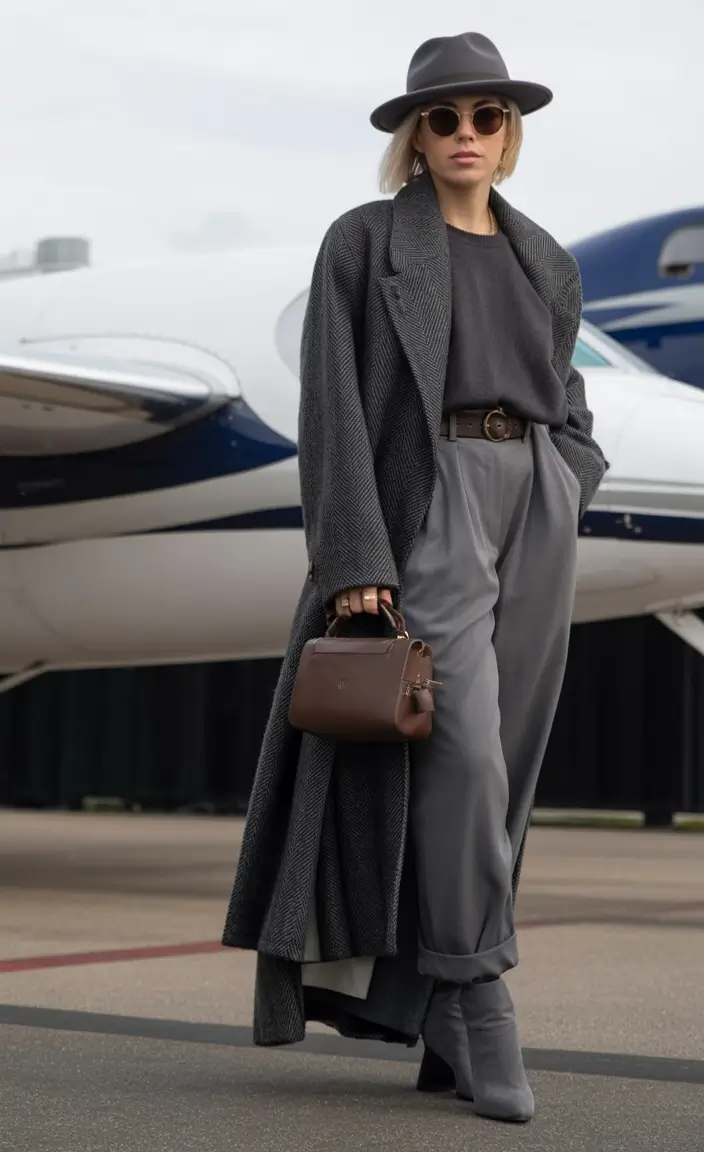 winter work outfits Airport-Ready Business Casual