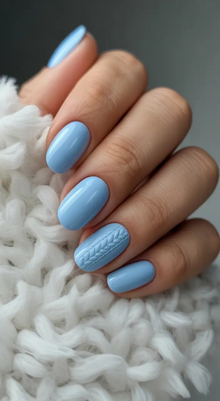 2025 Powder Blue Knit