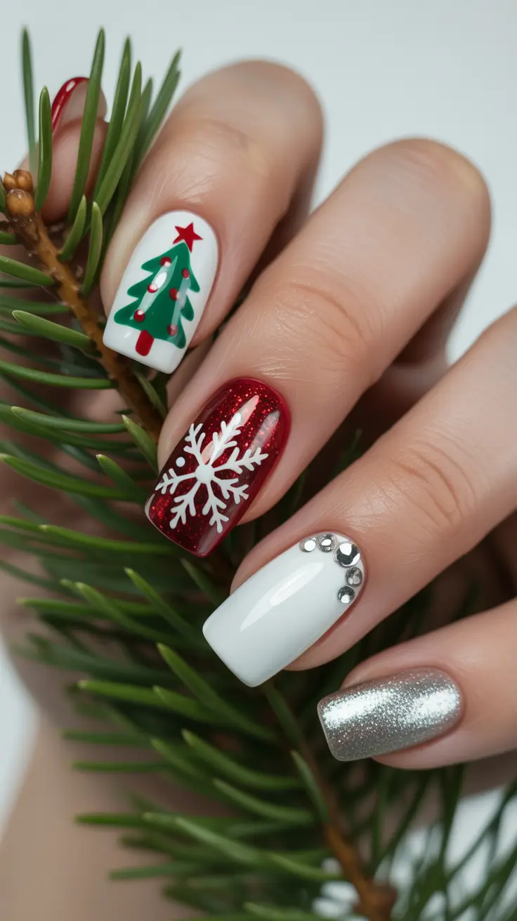 winter-nails-ideas-2025-2026-Festive-Christmas-Spirit