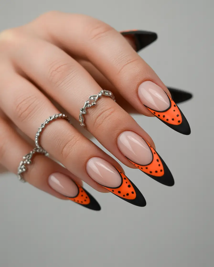 winter-nails-design-and-color-Burnt-Orange-Edge