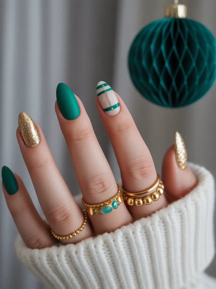 green-winter-nails-ideas-2025-2026-12