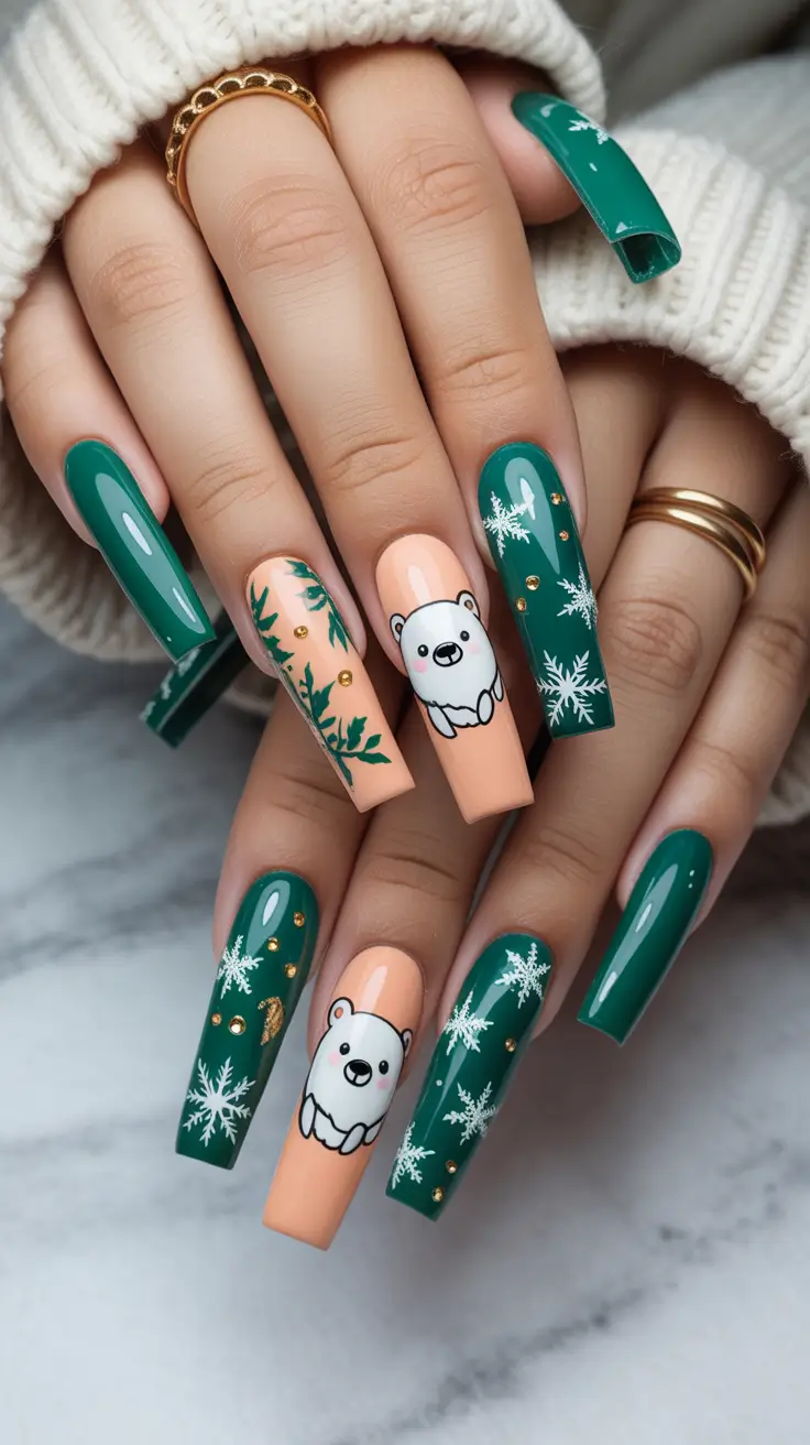 green-winter-nails-ideas-2025-2026-5
