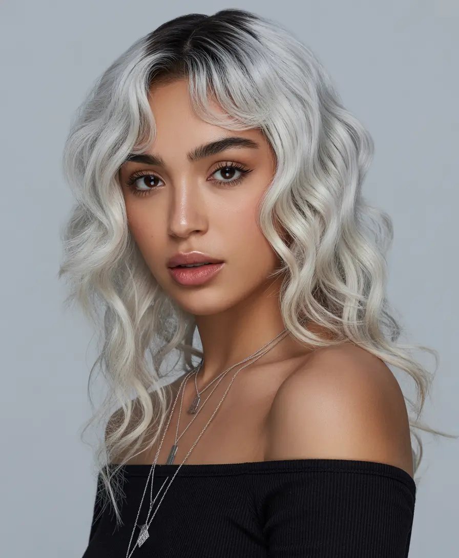 winter hair colors dark skin winter pearl blonde
