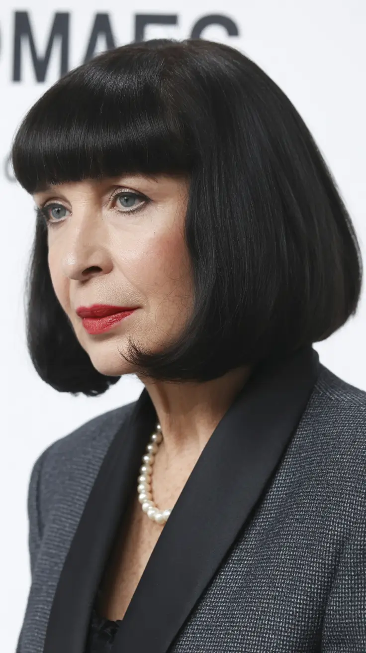 winter-hairstyles-and-color-for-women-over-60-Midnight-Black-Bob