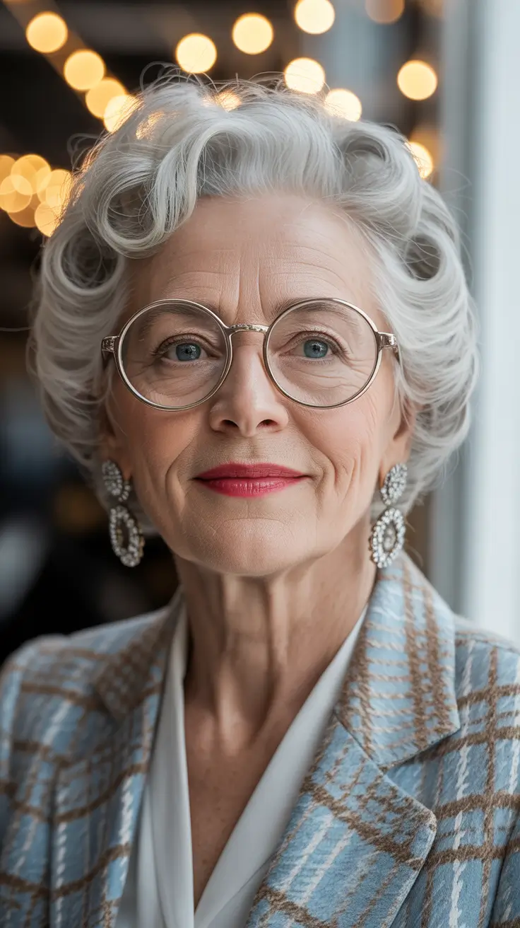 winter-hairstyles-and-color-for-women-over-60-Soft-Gray-Curls-with-Volume