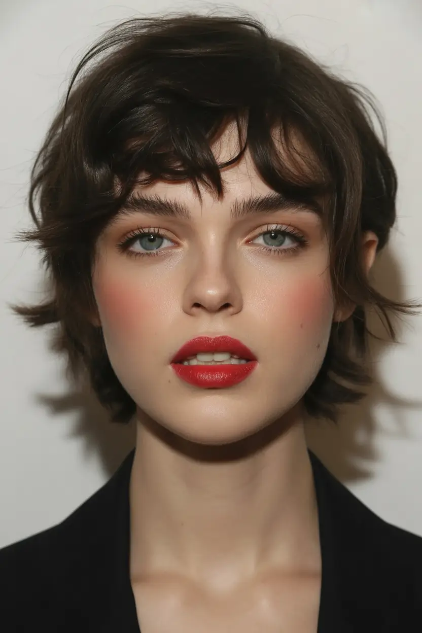 short winter haircuts French-inspired tousled bob