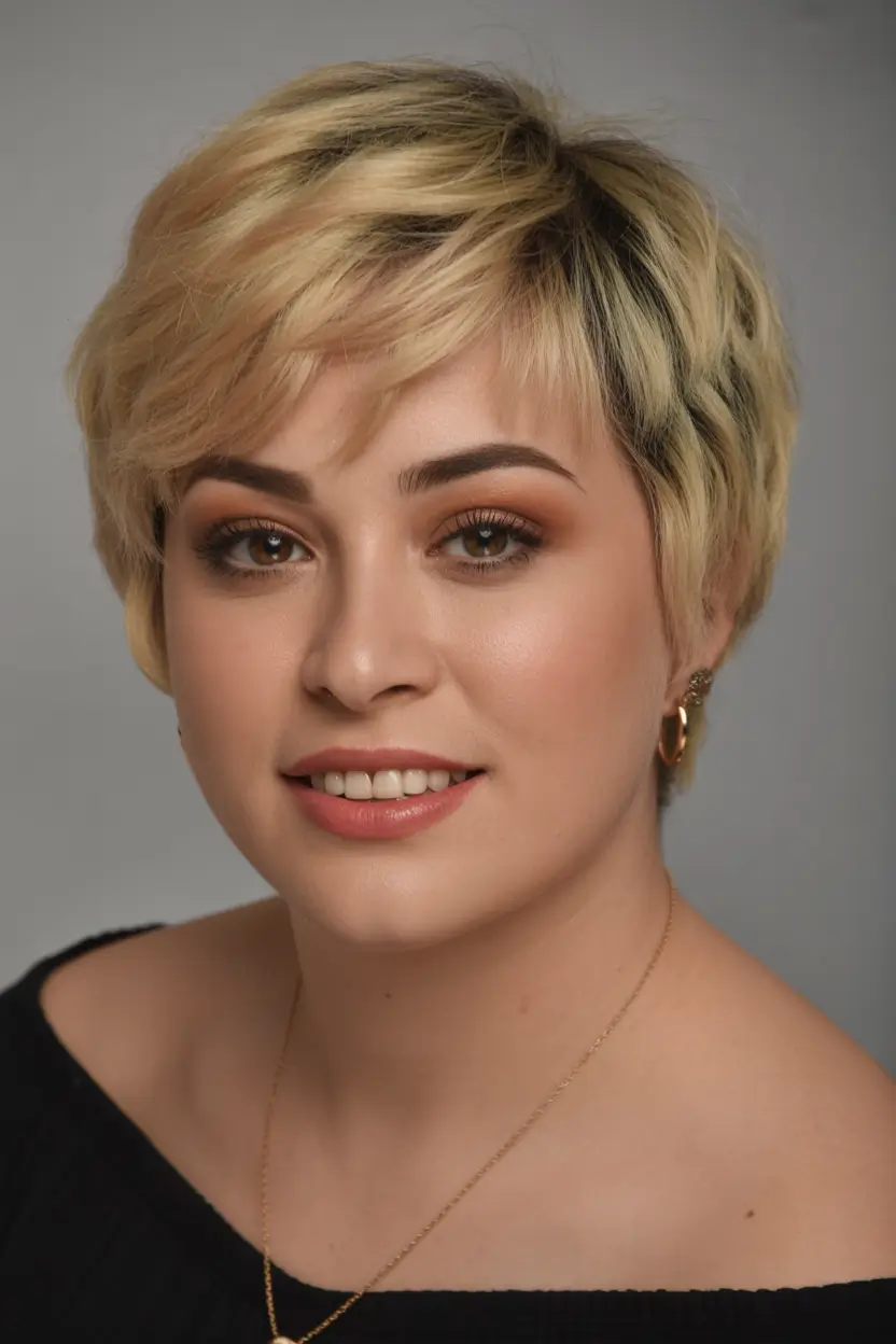 short winter haircuts golden pixie