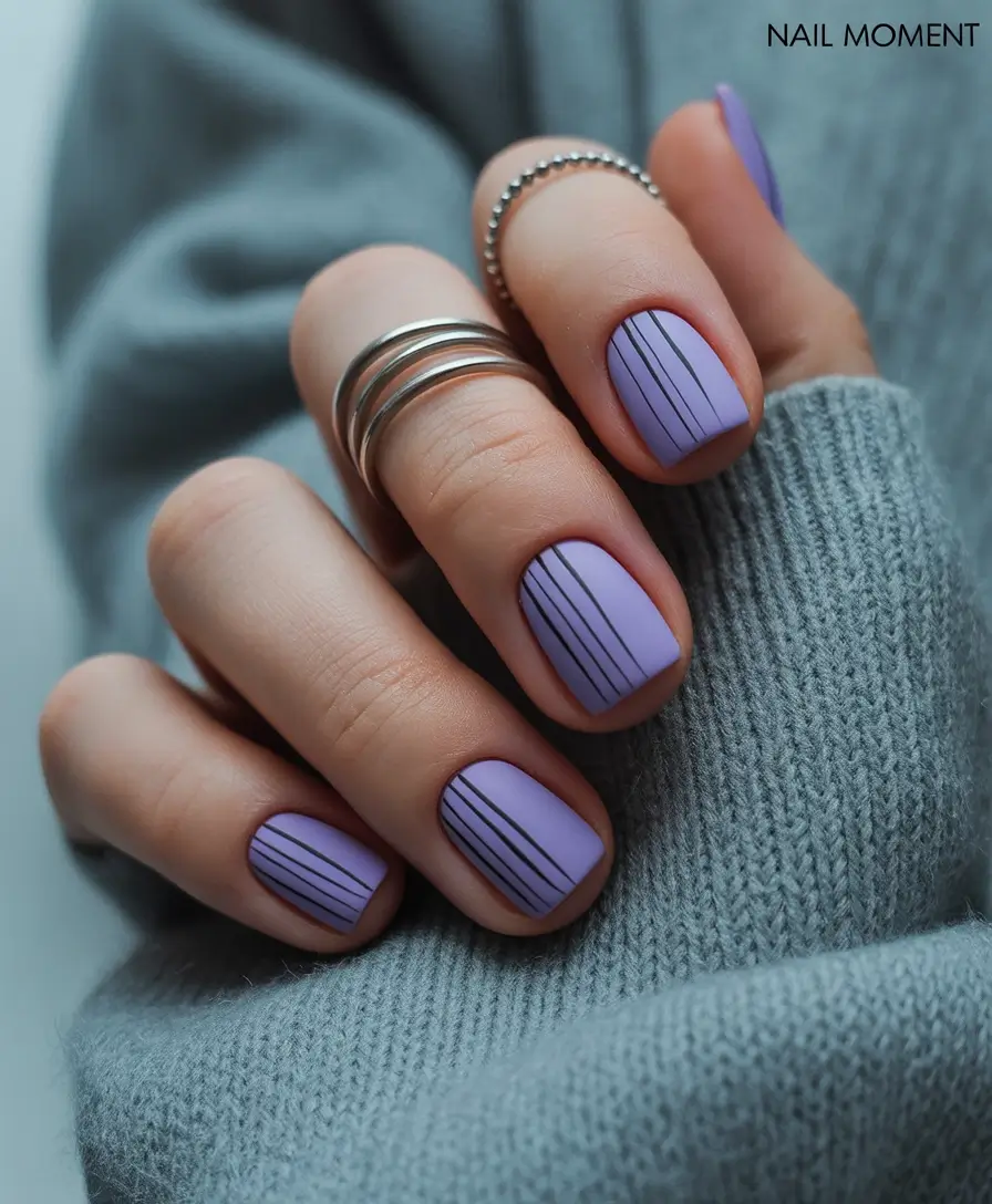 short-winter-nails-Frosted-Lilac-Lines