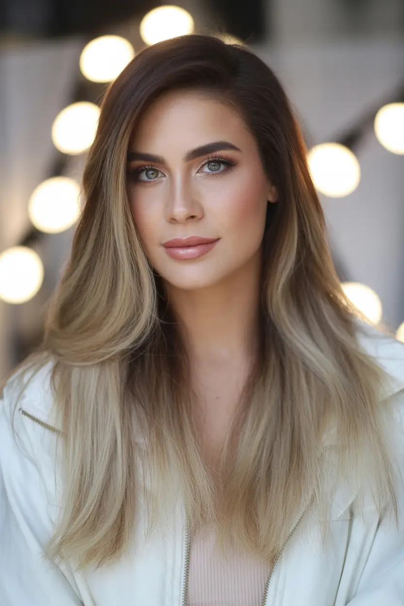 hair colors for soft winter Honeyed Caramel Ombre