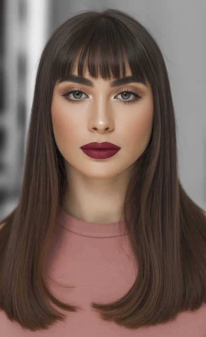 hair colors for soft winter Chestnut Sleek Harmony