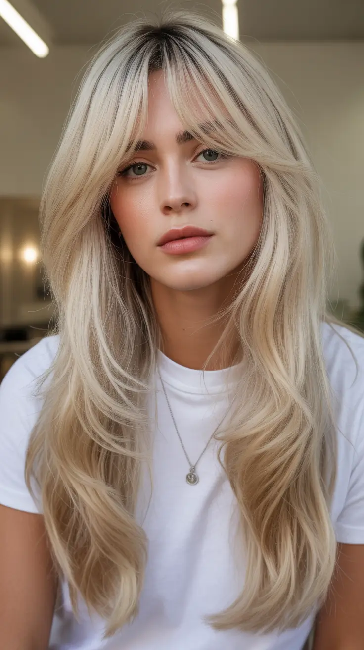 hair colors for soft winter Buttercream Blonde Layers